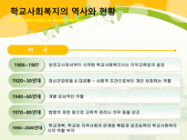 학교교육과 사회복지 학교사회복지 개념 학교사회복지의 역사와 현황-6