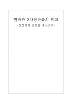 원작과 2차창작물의 비교 상상력의 발현을 중심으로-1