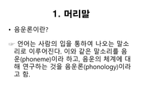 음운론 음운단위 음성 음소 변이음 분절음 음절 음운체계 자음체계 모음체계-4