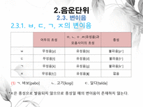 음운론 음운단위 음성 음소 변이음 분절음 음절 음운체계 자음체계 모음체계-8