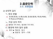 음운론 음운단위 음성 음소 변이음 분절음 음절 음운체계 자음체계 모음체계-15
