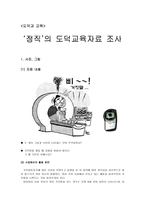 도덕과 교육 - 정직의 도덕교육자료 조사-1