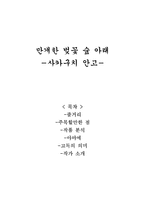 만개한 벚꽃 숲 아래 사카구치 안고-1