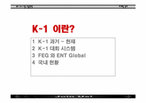 [마케팅] K-1 한국진출전략-3