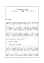 인문과학 카인과 후예 내적 분석 구조 인물 제목과 배경을 통한 주제 바탕으로-1