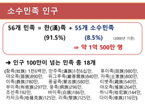 현대중국의 이해 소수민족 문제의 향후전망-7