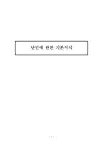 난민에 관한 기본지식-1