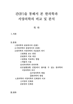 간 을 통해서 본 한의학과 서양의학의 비교 및 분석-1