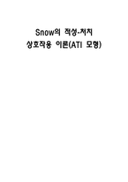 교육학 Snow의 적성-처치 상호작용 이론ATI 모형-1