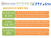 한국과 일본의 프로야구 야구의미 한국과 일본의 야구기원 한국과 일본의 야구역사-11