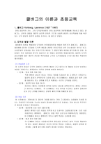 콜버그의 이론과 초등교육 - 딜레마 사례 - 교실 수업 적용-1