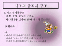 시조 시조 개념 시조 명칭 시조 연원 시조 형성 시조 율격 시조 구조-20