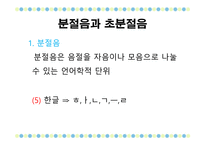 국어학개론 음운론 음운단위 변이음 음운체계 분절음 음절 초분절음 변별자-10