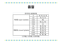 국어학개론 음운론 음운단위 변이음 음운체계 분절음 음절 초분절음 변별자-20