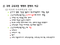 과학 교육과정 내용의 선정과 조직 과학 교육과정의 비교-13