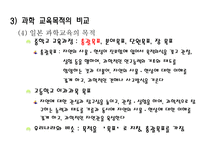과학 교육과정 내용의 선정과 조직 과학 교육과정의 비교-18