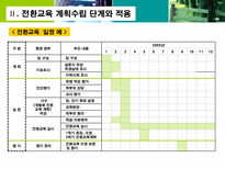 전환교육 수행 전략 전환교육 구성과 원칙 전환교육 계획수립 단계와 적용 개별화-4