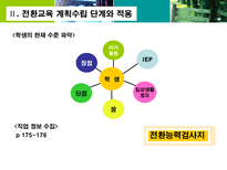 전환교육 수행 전략 전환교육 구성과 원칙 전환교육 계획수립 단계와 적용 개별화-7