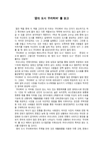 감상문 꿈의 도시 꾸리찌바 를 읽고-1