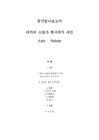 문인 답사보고서 - 터키의 소설가 희극작가 시인 Aziz Nelsin-1