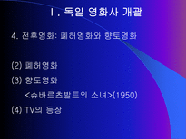 독일 영화사 표현주의와 나치즘을 중심으로 독일 영화사 개괄 바이마르 공화국 시-11