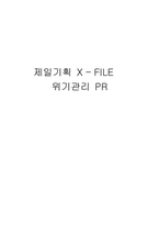 [위기관리PR] 제일기획의 PR전략 문제점과 전략방안 -제일기획의 X-File사건을 중심으로-16