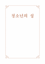 청소년의 성 레포트-1
