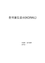 [공기업론] 한국철도공사(KORAIL)-1