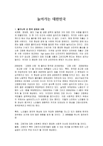 독후감 - 늙어가는 대한민국-1