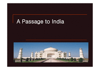 A Passage to India 레포트-1