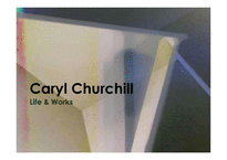 Caryl Churchill의 생애-1