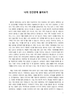 인간관계론 나의 인간관계 돌아보기 과제 - 나의 인간관계 돌아보기-1