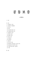공동 보증 보증채무성질 보증채무의 발생원인 신원보증 연대보증 보증채무효력-1