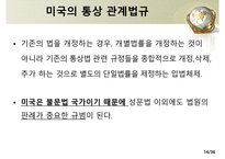 미국의 통상관리기구와통상법규-14
