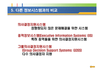 의사결정 지원 시스템 DSS 정의 구조 특성 유형 적용사례-11