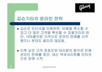 GIBSON GUITAR(깁슨기타) 의 온라인 판매전략 실패-5