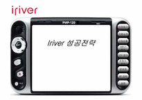 [경영성공사례] 아이리버(iriver) 성공전략-1
