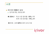 [국제경영] I-River 아이리버 글로벌브랜드전략-2