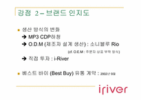 [국제경영] I-River 아이리버 글로벌브랜드전략-6