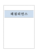 레질리언스 레질리언스 레질리언스 기본전제 레질리언스 개념 레질리언스 모델-1