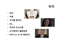 보디랭귀지 정의 어원 국가별 랭귀지 활용방법-2