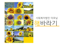 사회복지법인 더모닝 해바라기 더모닝 해바라기 기관소개 더모닝 해바라기 조직구조-1
