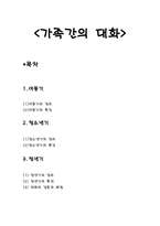 가족간의대화 아동기 대화 _¡ 청소년기 대화 _¡ 청년기 대화 갈등-1