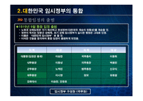 대한민국 임시정부 설립 과저 통합 위기 활동 탄압 중경 환국-8