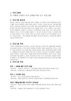 사업계획서 - 앗! 위험해 - 아동의 안전 교육을 위한 단기 프로그램-1