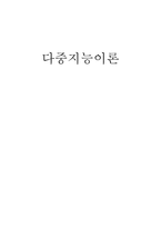 사회과학 다중지능이론-1