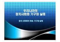 우리나라의 정치사회화 기구와 실태 정치사회화 의미 정치사회화 정치사회화-1