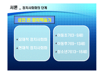 우리나라의 정치사회화 기구와 실태 정치사회화 의미 정치사회화 정치사회화-9