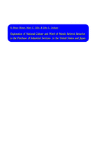 R Bruce Money Mary C Gilly John L Graham Exploration of National Cultur-1