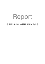 양정 청소년 수련관 기관보고서-1